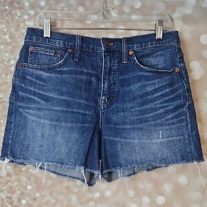 Madewell Dark Blue Jean Shorts